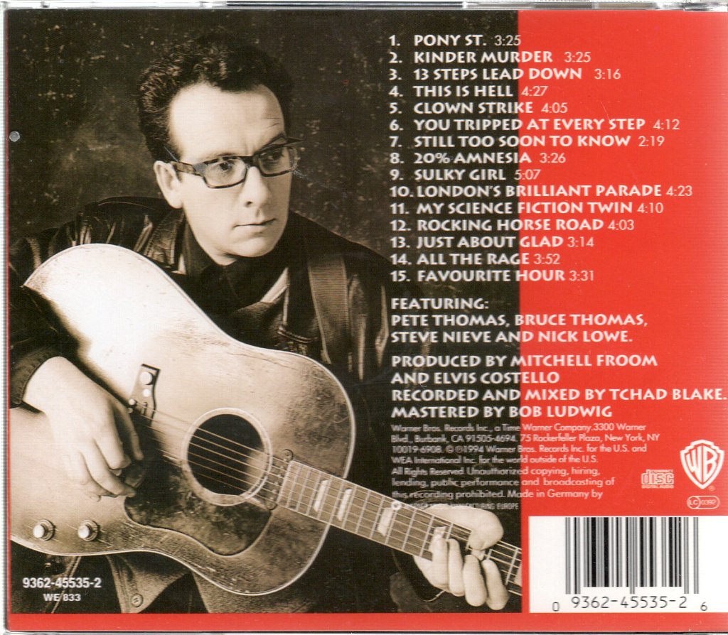Elvis Costello - Brutal Youth - Cd
