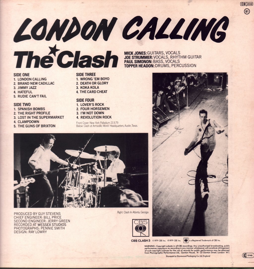 Clash - London Calling - Double Lp