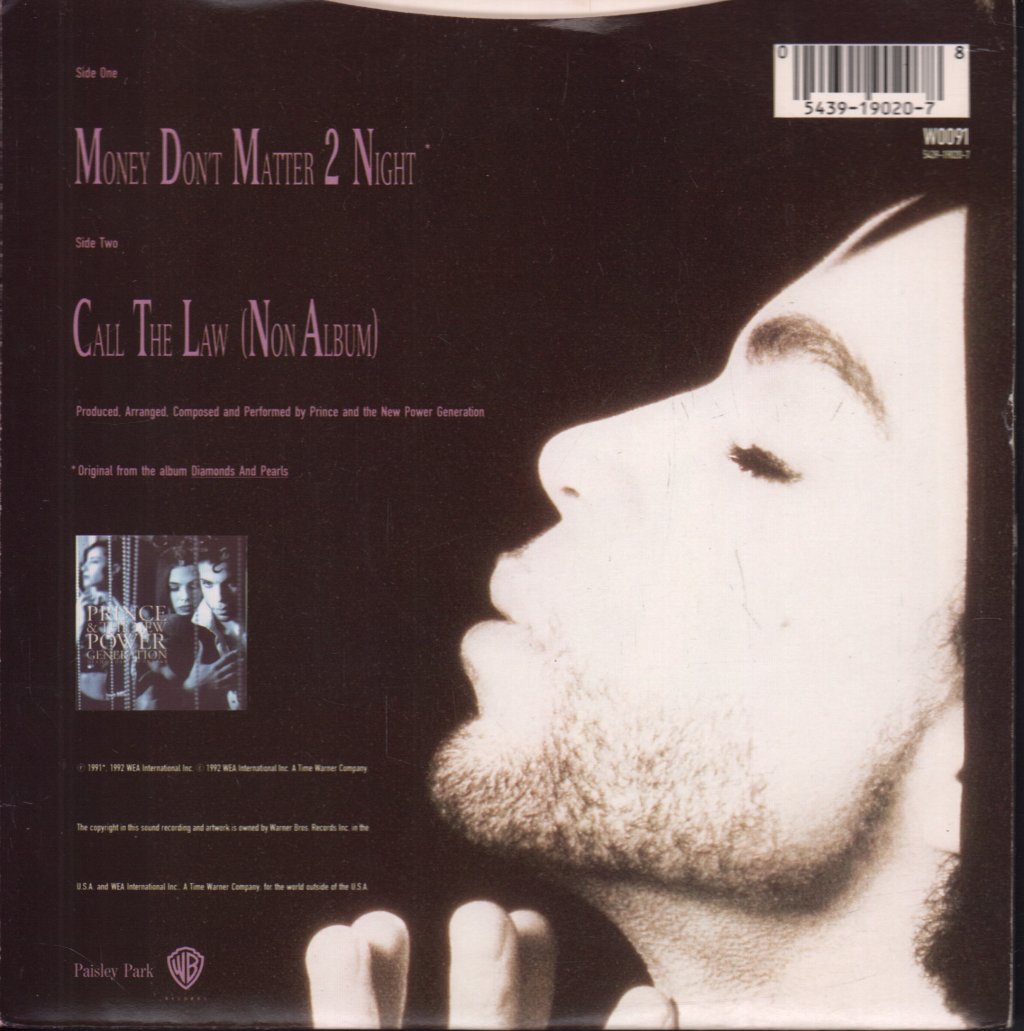 Prince - Money Don't Matter 2 Night - 7 Inch