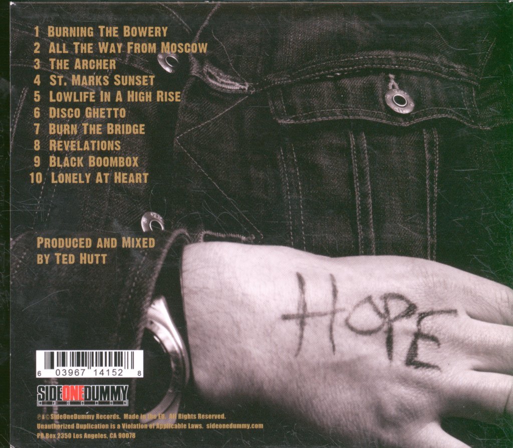 Jesse Malin And The St. Marks Social - Love It To Life - Cd