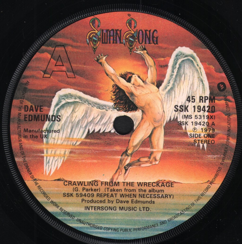 Dave Edmunds - Crawling From The Wreckage - 7 Inch