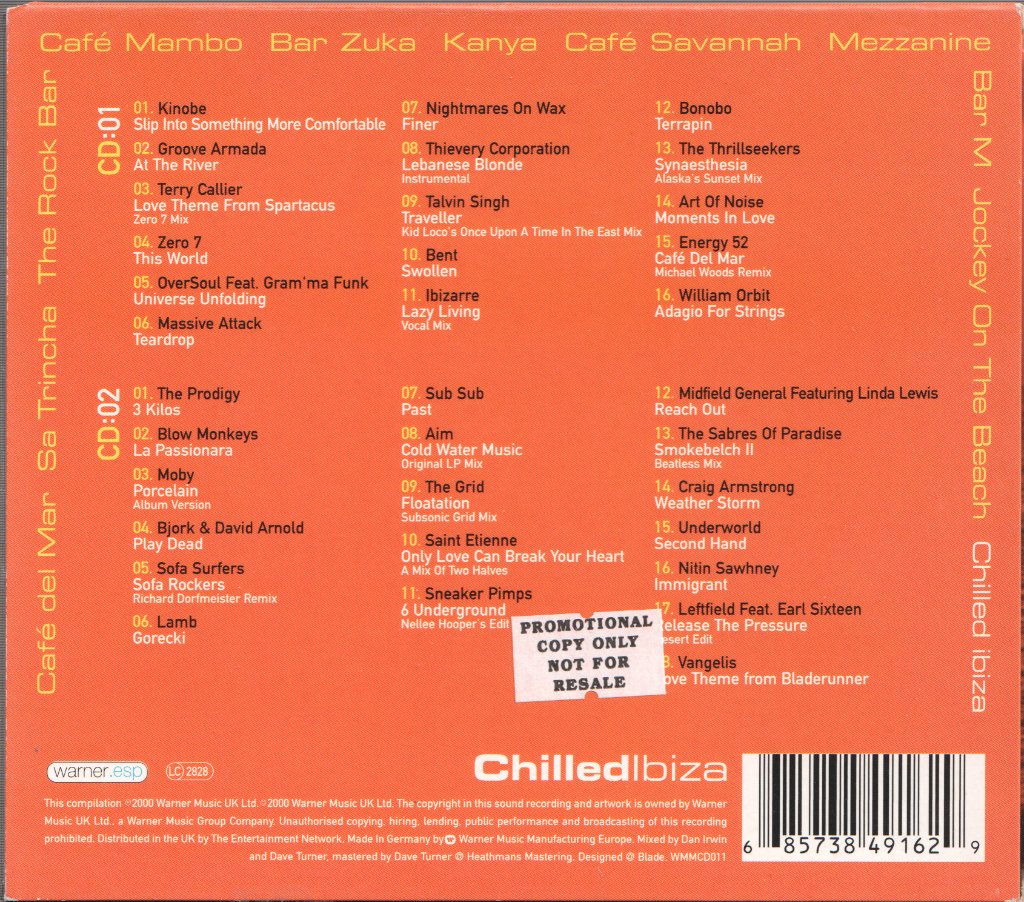 Various - Chilled Ibiza - Double Cd