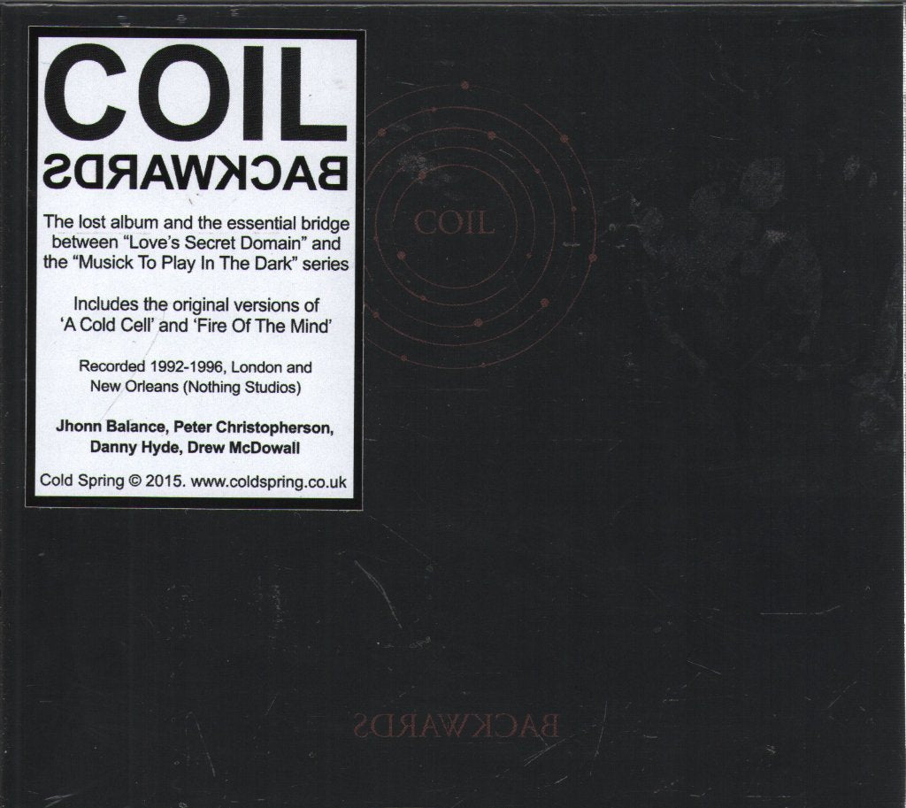 Coil - Backwards - Cd