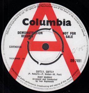 Ruby Murray - Softly Softly - 7 Inch