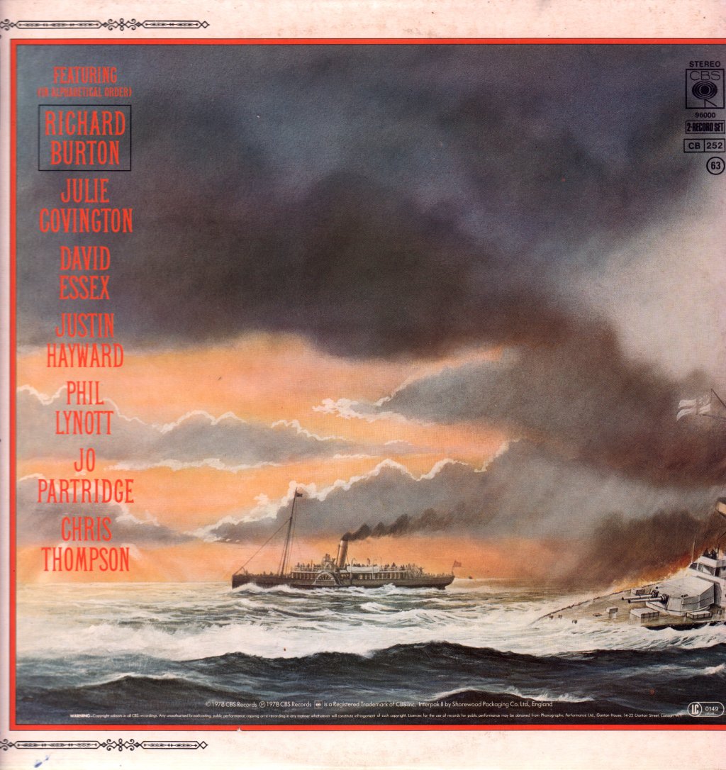 Jeff Wayne - War Of The Worlds - Double Lp