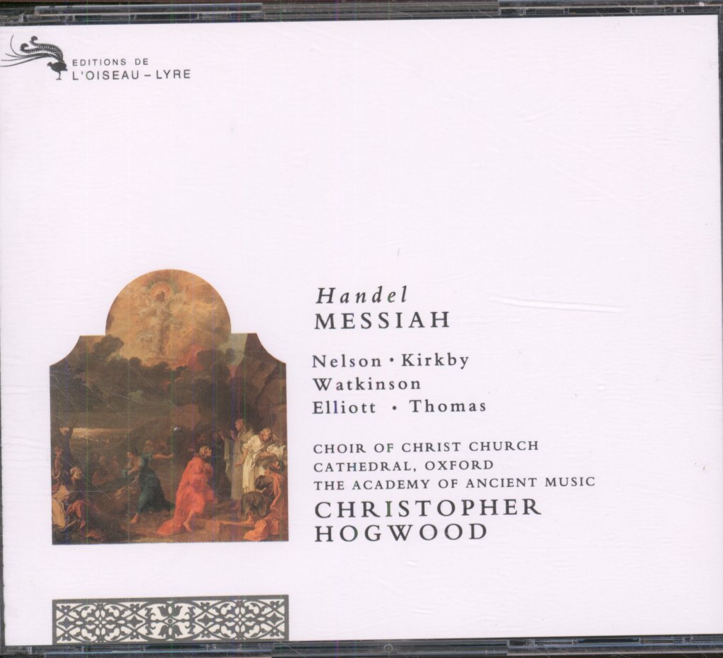 Choir Of Christ Church Cathedral, The Academy Of Ancient Music, Christopher Hogwood - Handel - Messiah - Cd Set