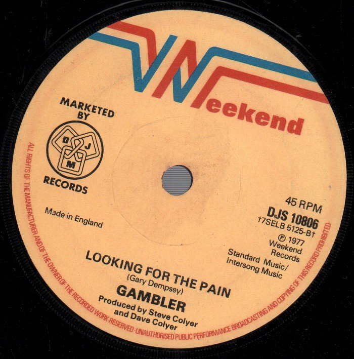 Gambler - Any Number Can Win - 7 Inch