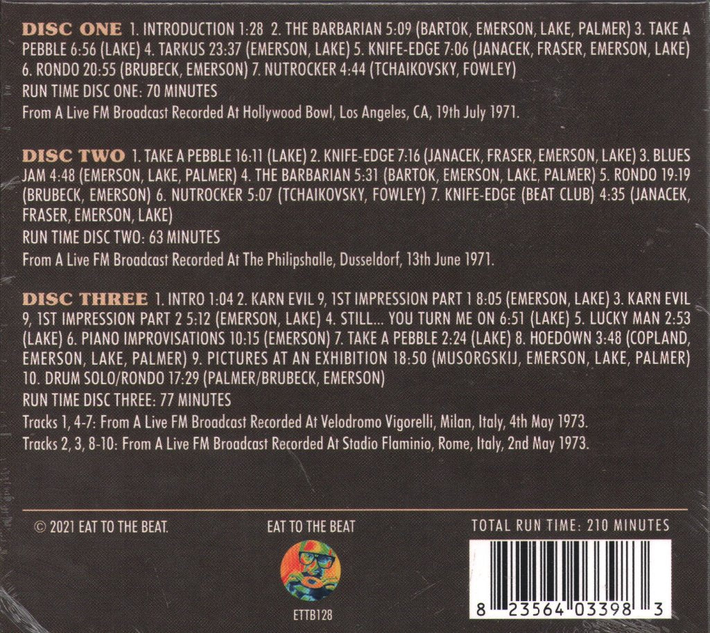 Emerson, Lake & Palmer - Transmission Impossible - Cd Set