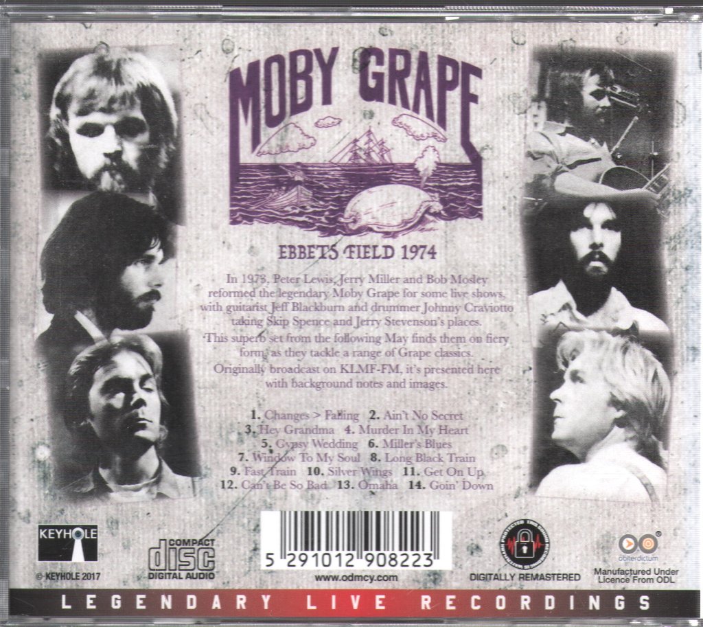 Moby Grape - Ebbets Field 1974 - Cd – Vinyl Tap