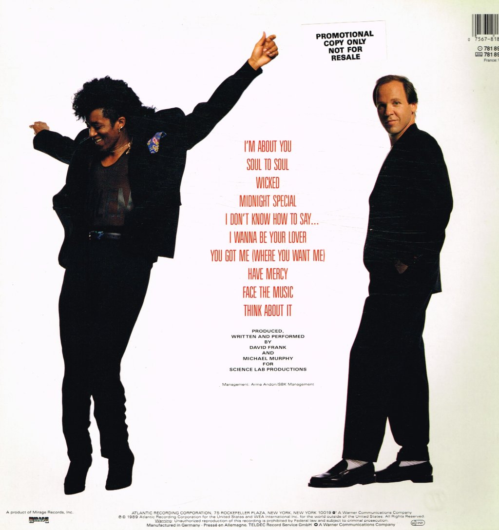 System (Electro Soul) - Rhythm And Romance - Lp