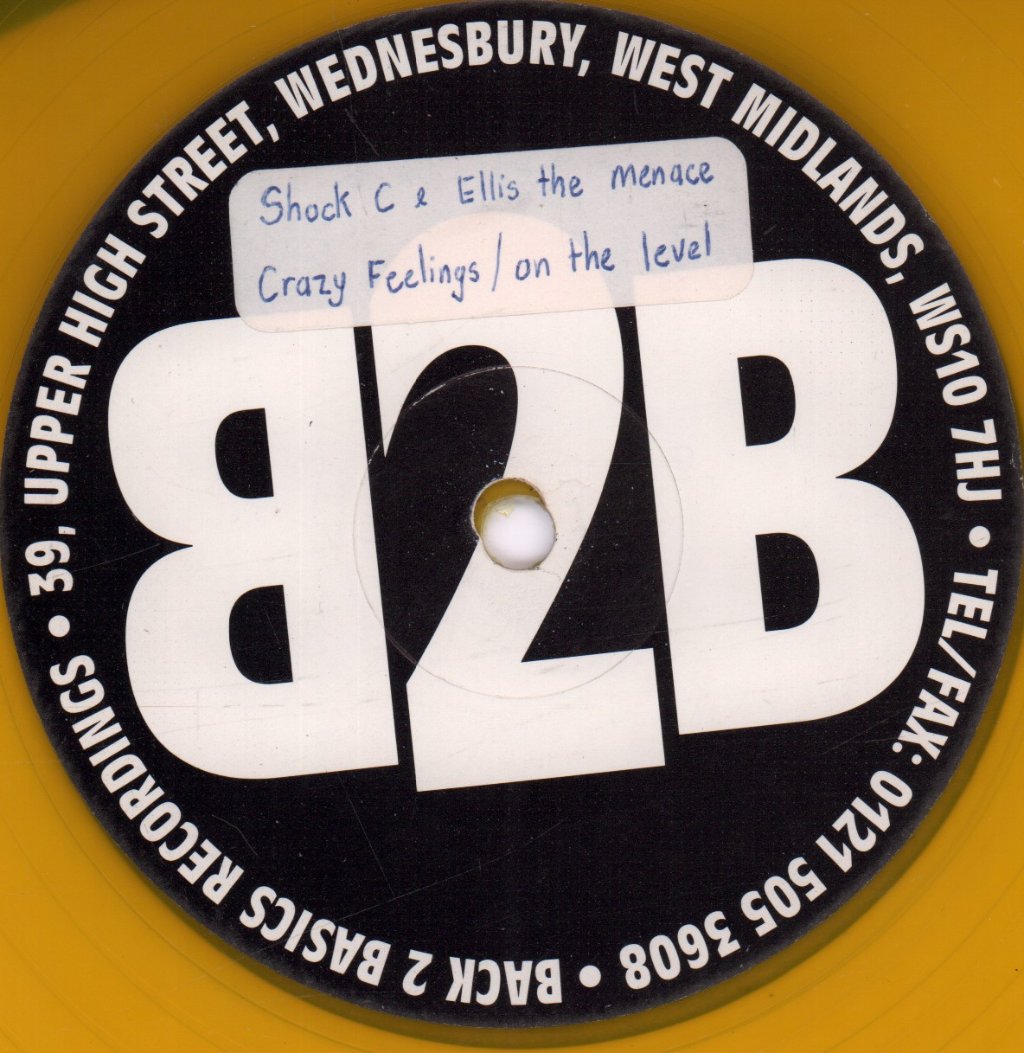 DJ Shock C & DJ Ellis The Menace - Crazy Feelings - 12 Inch
