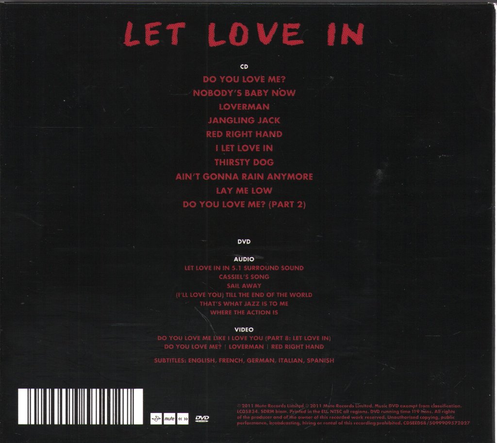 Nick Cave & The Bad Seeds - Let Love In - Cd