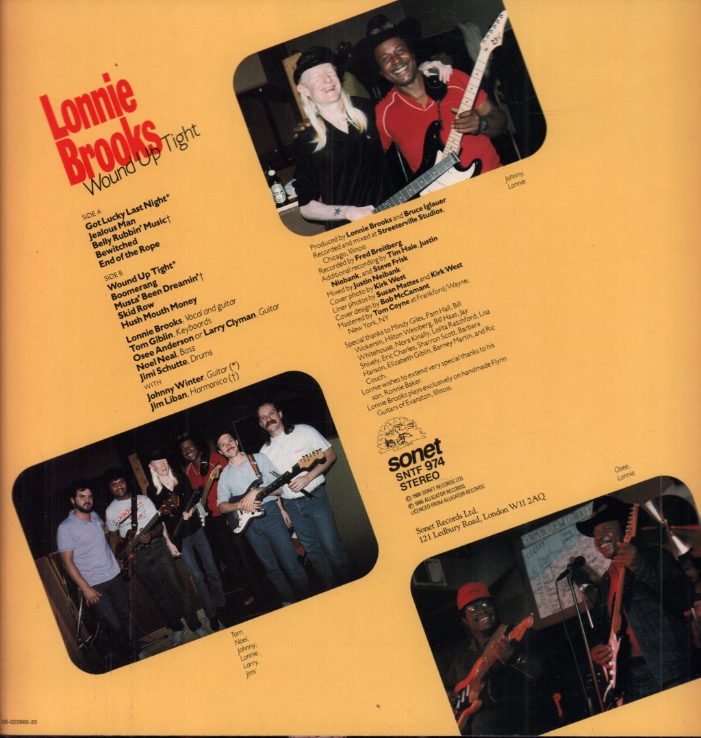 Lonnie Brooks - Wound Up Tight - Lp