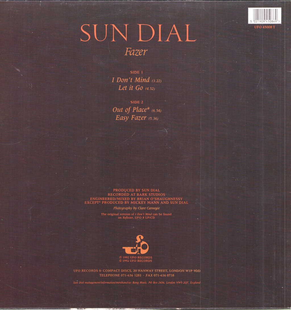 Sun Dial - Fazer - 12 Inch