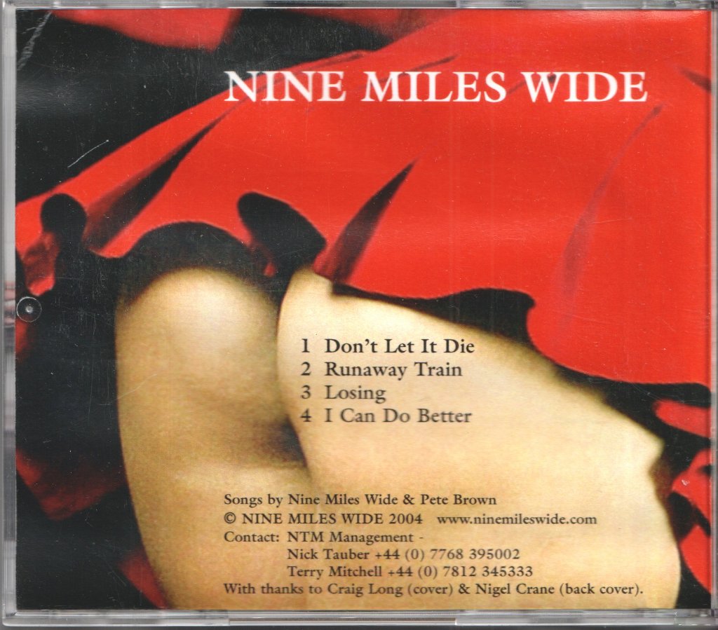 Nine Miles Wide - cracked & choking - Cdr