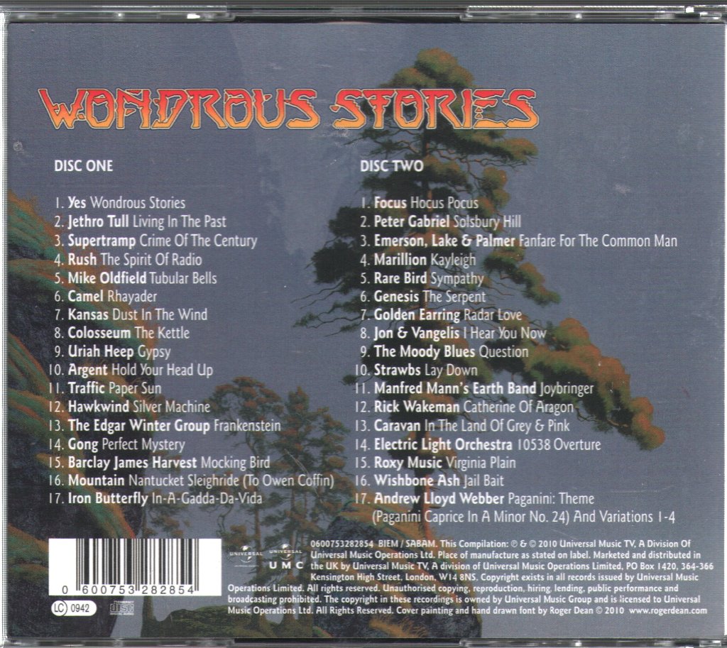 Various Artists - Wondrous Stories - Double Cd
