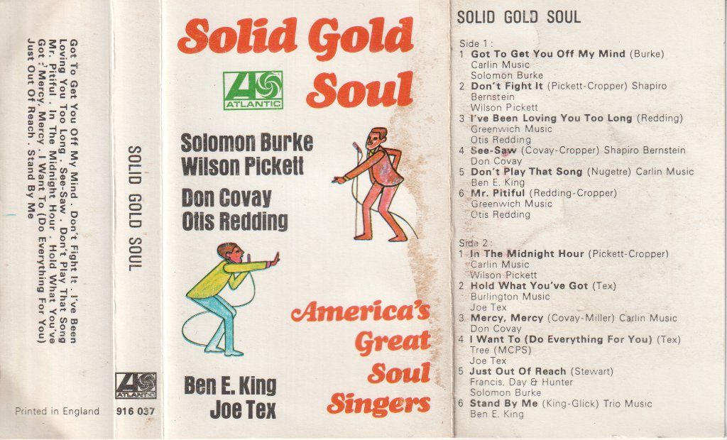 Various Artists - Solid Gold Soul - Cassette