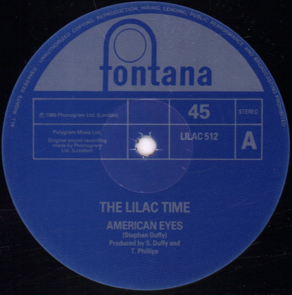 Lilac Time - American Eyes - 12 Inch