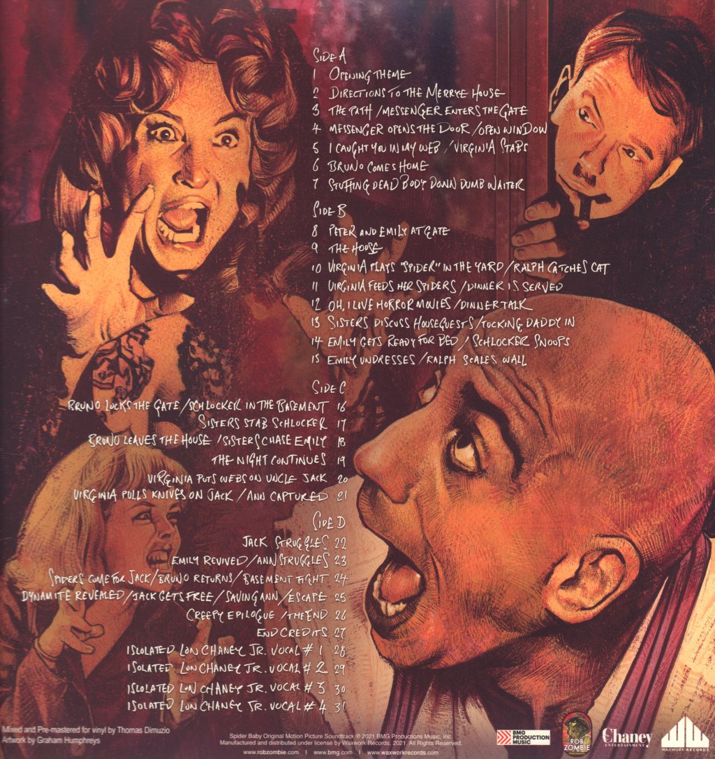 Ronald Stein - Spider Baby (Original Motion Picture Soundtrack) - Lp