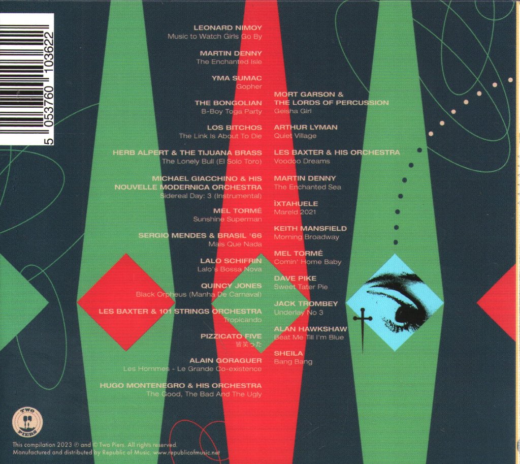 Various Artists - Lounge Psychédélique (The Best Of Lounge & Exotica 1954-2022) - Cd