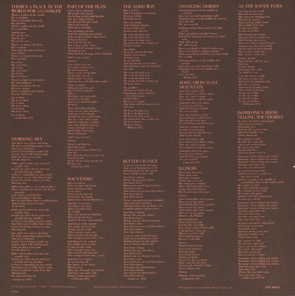 Dan Fogelberg - Souvenirs - Lp