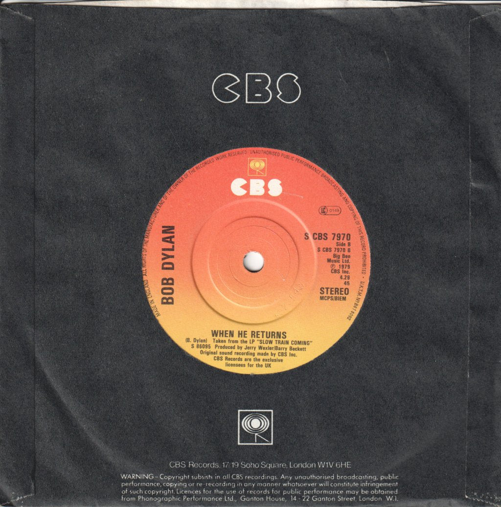 Bob Dylan - Man Gave Names To All The Animals - 7 Inch