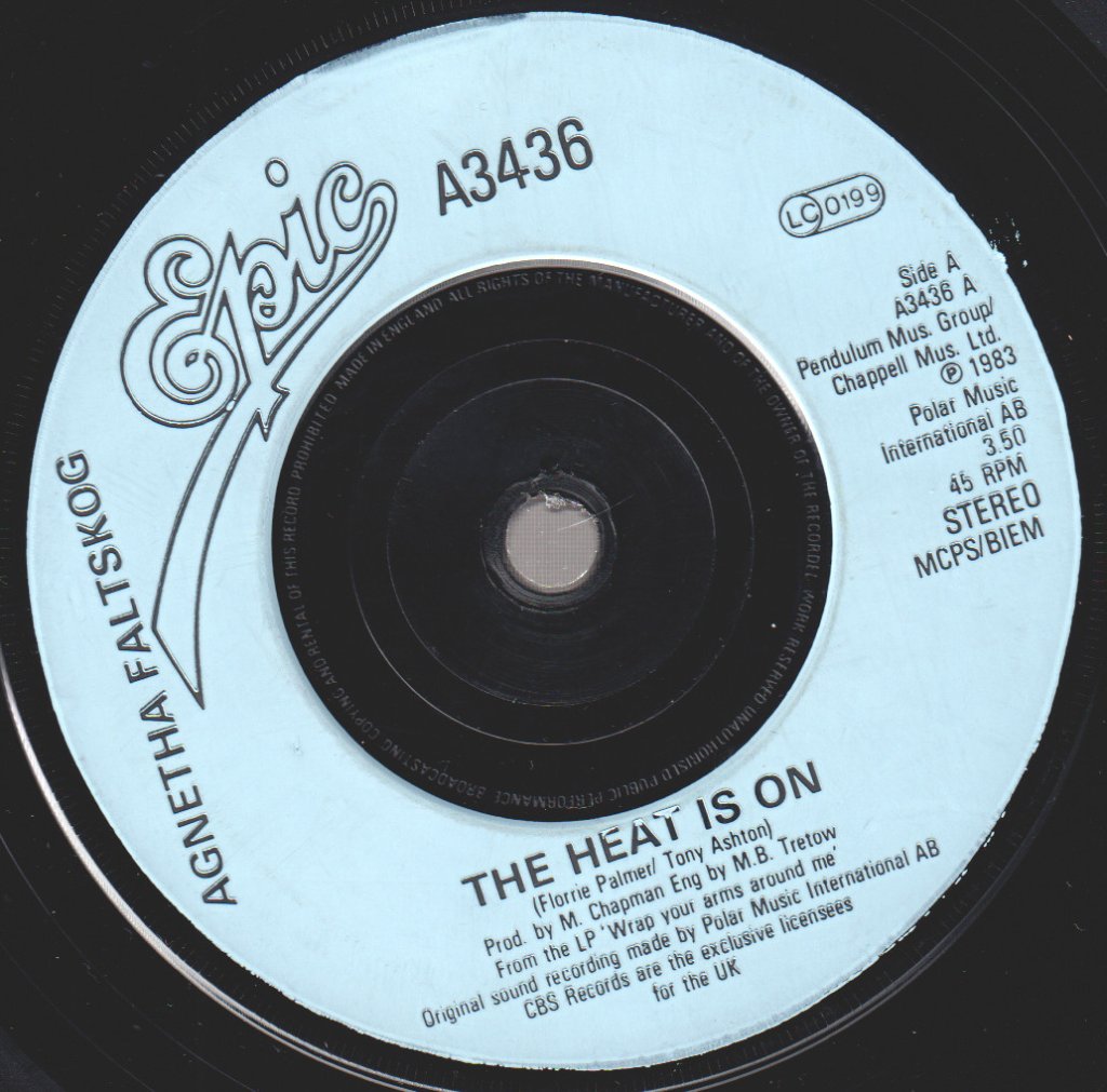 Agnetha Fältskog - Heat Is On - 7 Inch