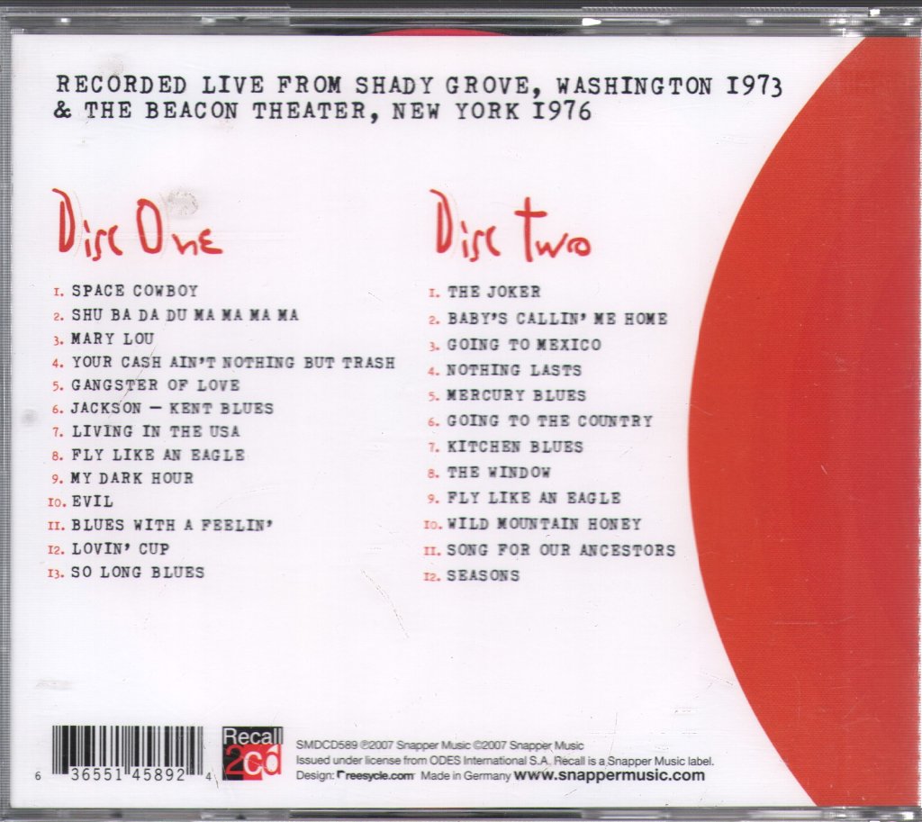 Steve Miller Band - Sessions - Double Cd