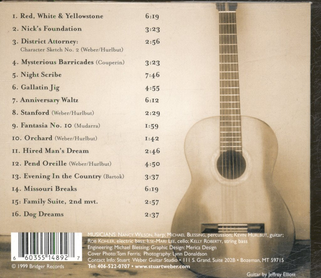 Stuart Weber Guitar Anthology - Under The Big Sky - Cd