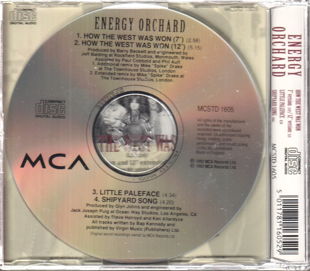 Energy Orchard - How The West Was Won - Cd