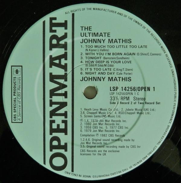 Johnny Mathis - Ultimate - Double Lp