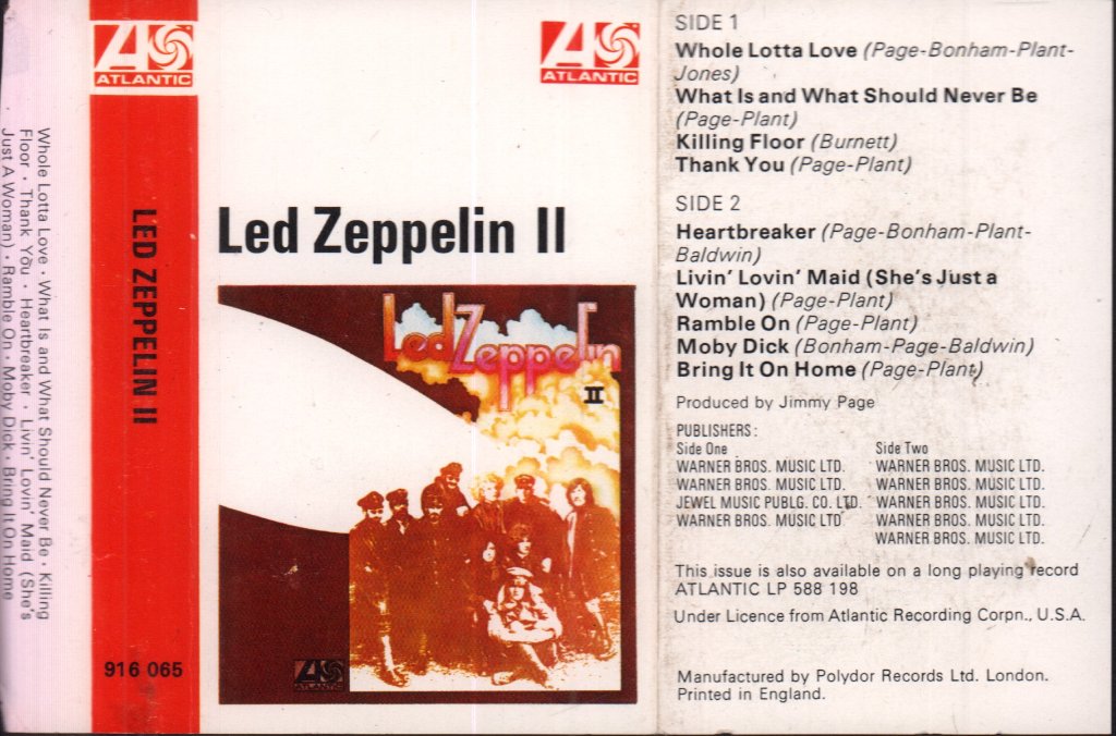 Led Zeppelin - Led Zeppelin II - Cassette