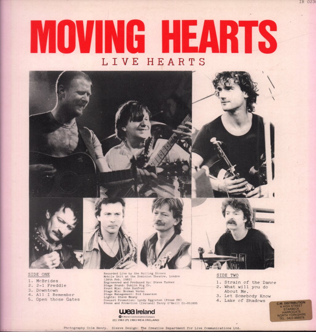 Moving Hearts - Live Hearts - Lp