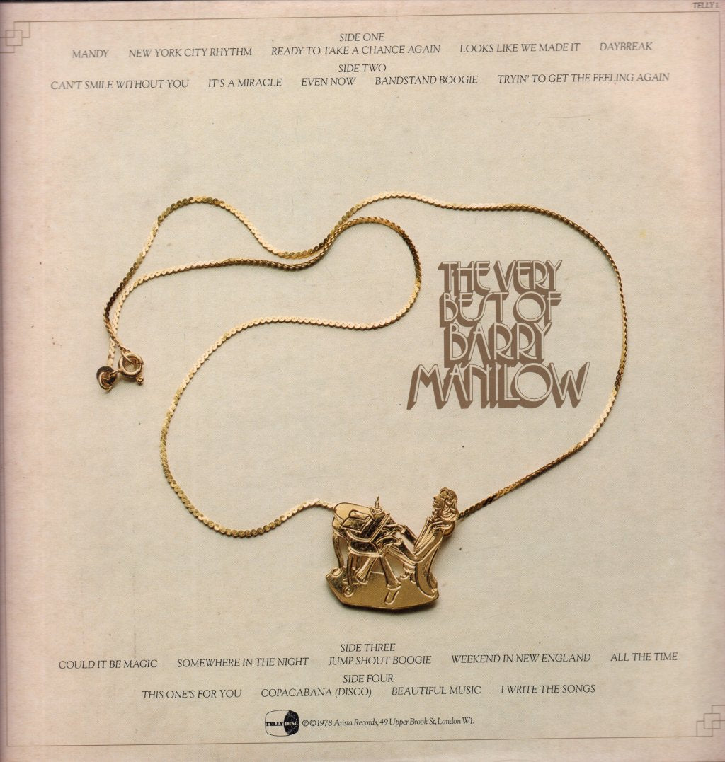 Barry Manilow - Very Best Of - Double Lp
