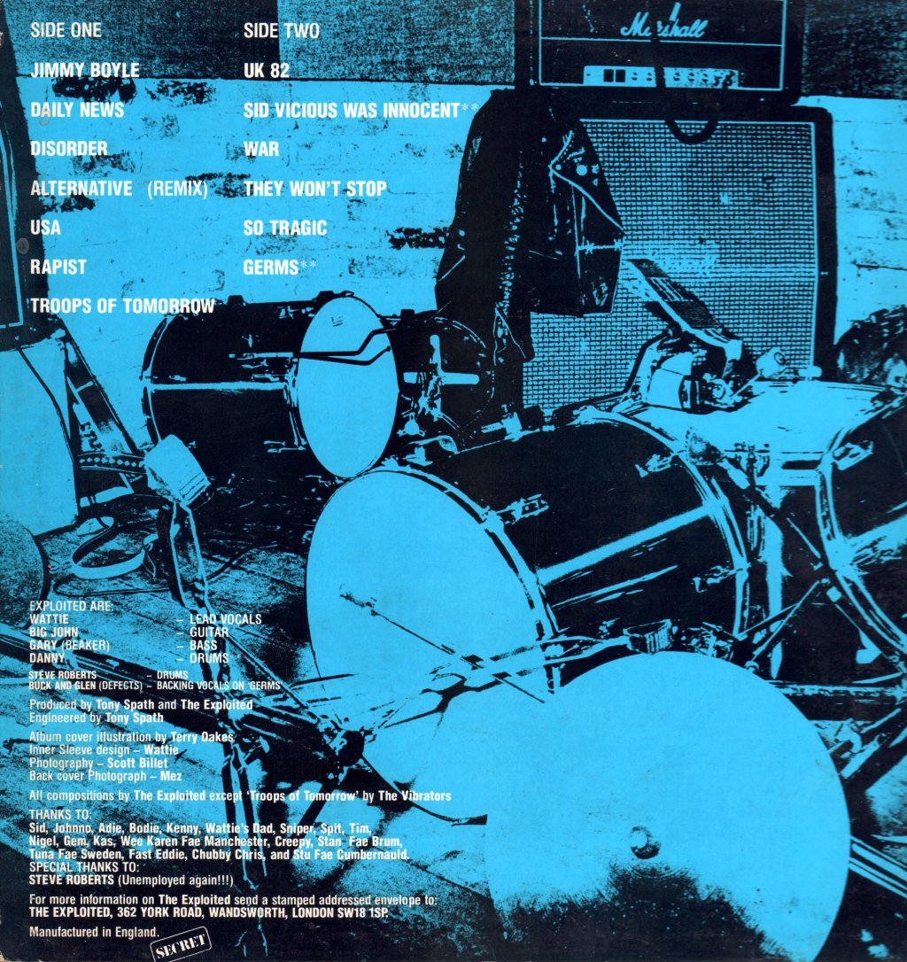 Exploited - Troops Of Tomorrow - Lp