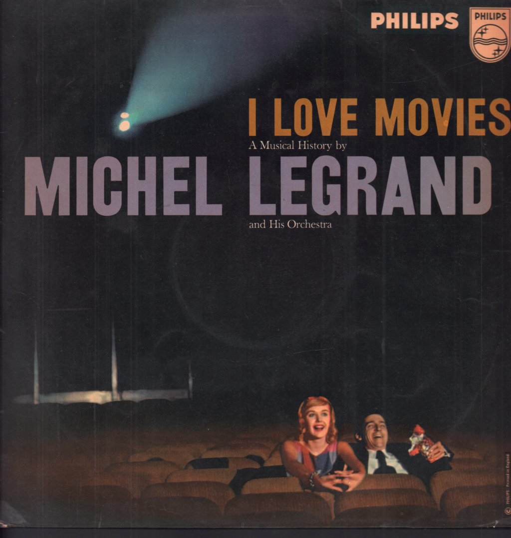 Michel Legrand And His Orchestra - I Love Movies - Lp