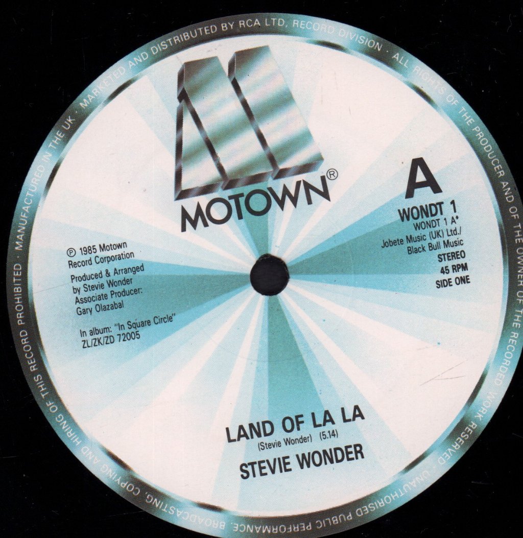 Stevie Wonder - Land Of La La - 12 Inch