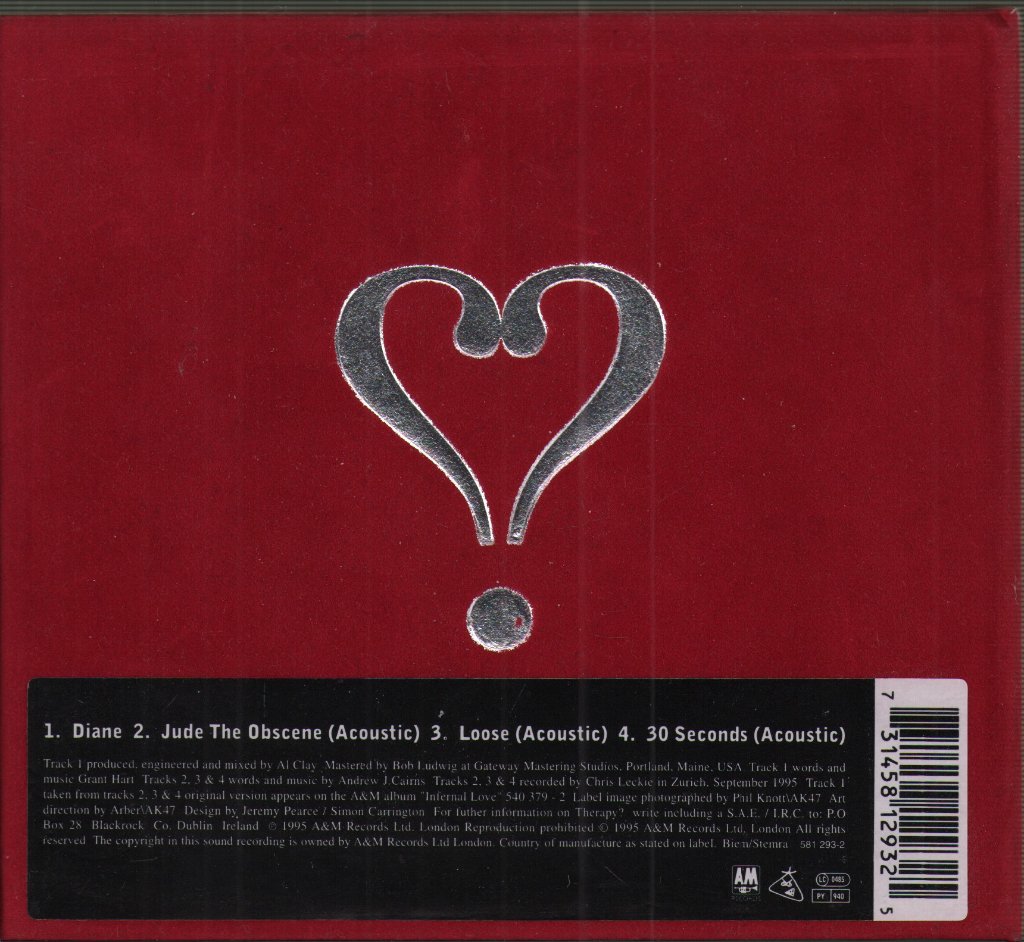 Therapy (Rock Group) - Diane - Cd