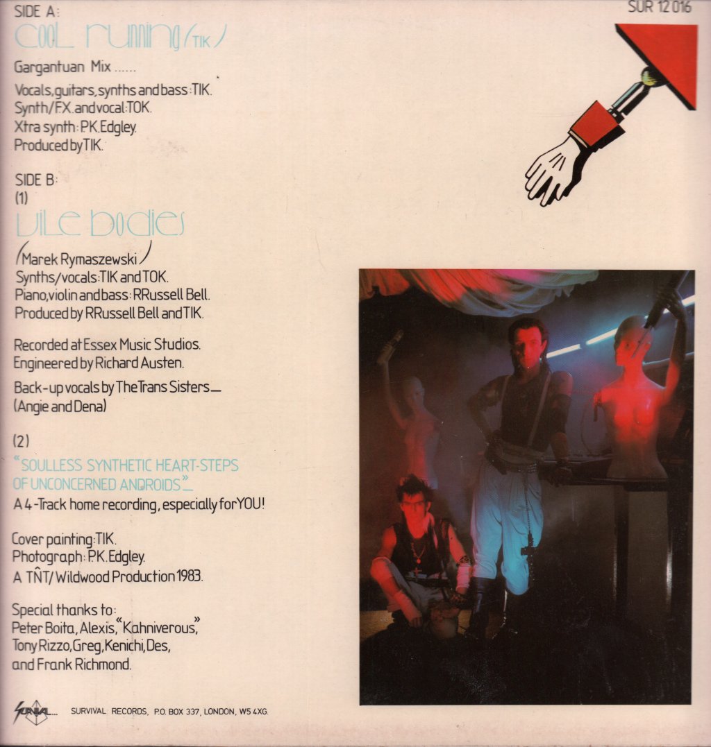 Tik And Tok - Cool Running - 12 Inch