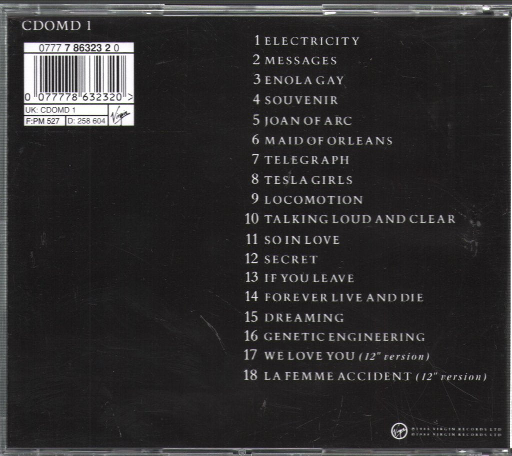 Orchestral Manoeuvres In The Dark - Best Of OMD - Cd