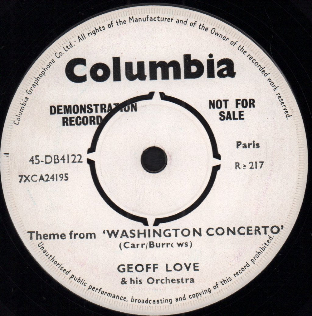 Geoff Love And His Orchestra - Rain In Spain - 7 Inch
