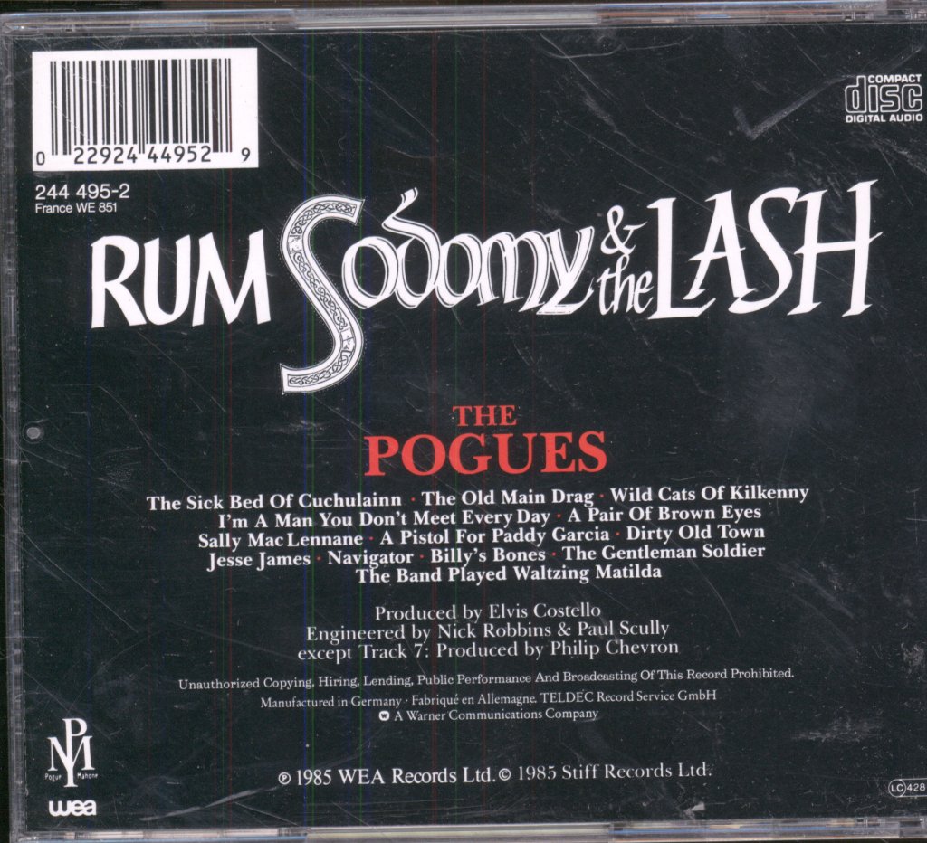 Pogues - Rum Sodomy & The Lash - Cd