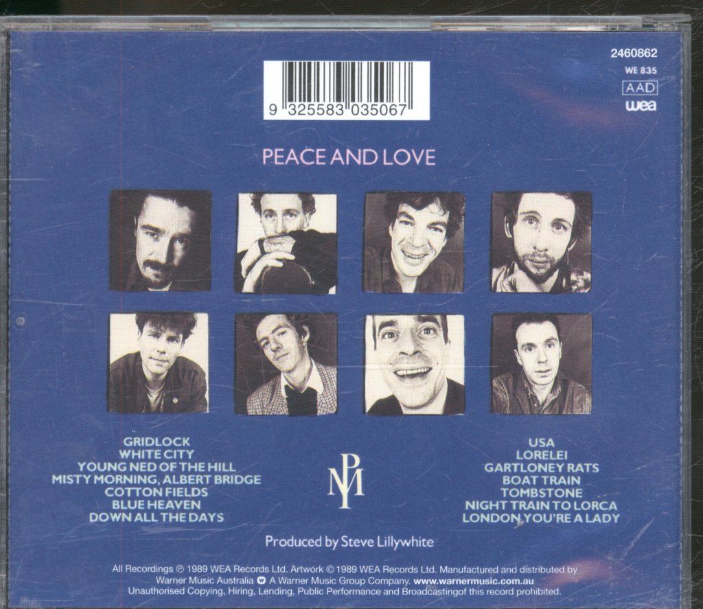 Pogues - Peace And Love - Cd