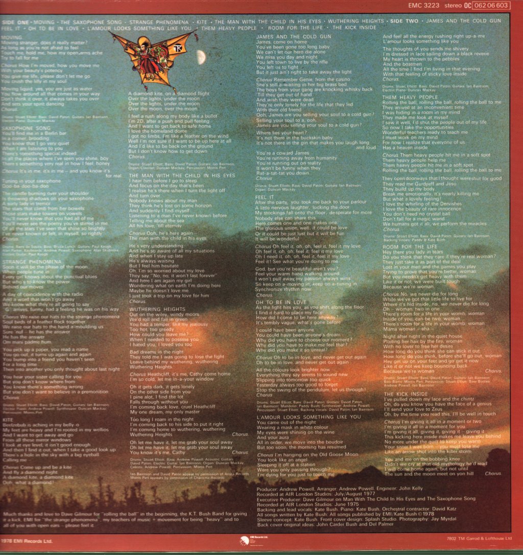 Kate Bush - Kick Inside - Lp