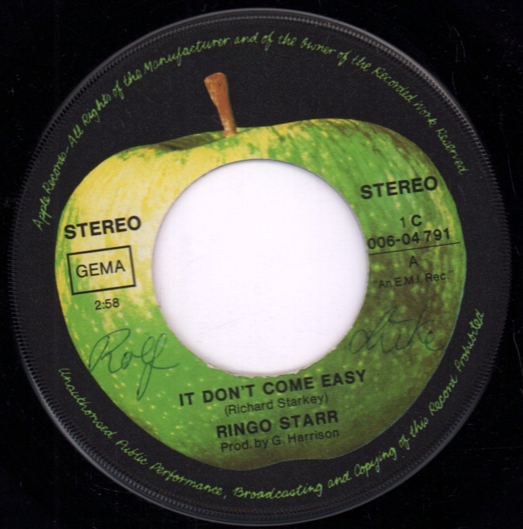 Ringo Starr - It Don't Come Easy - 7 Inch