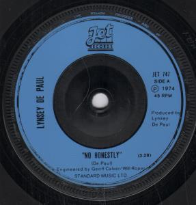 Lynsey De Paul - No Honestly - 7 Inch