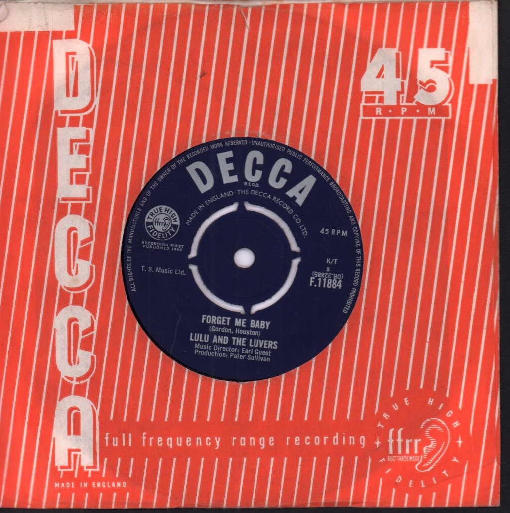 Lulu And The Luvers - Shout - 7 Inch