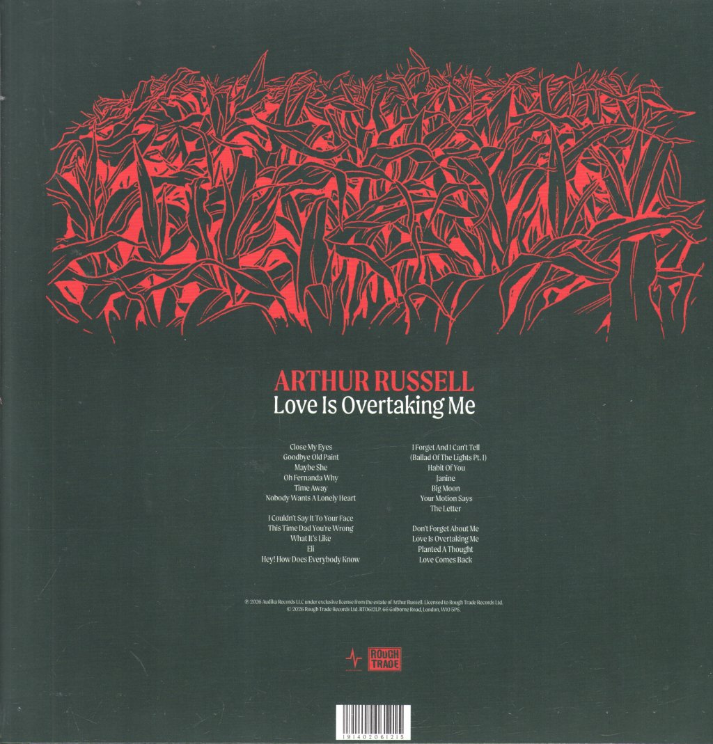 Arthur Russell - Love Is Overtaking Me - Double Lp