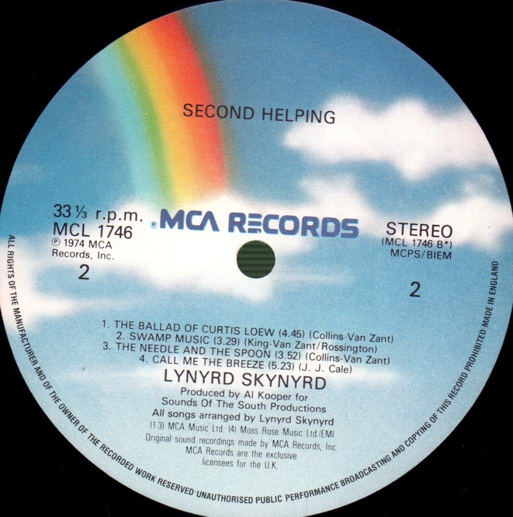 Lynyrd Skynyrd - Second Helping - Lp
