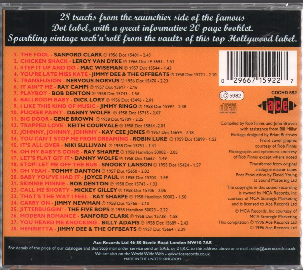 Various Artists - Dot Rock 'N' Roll - Cd